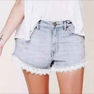 Free People Jean Shorts